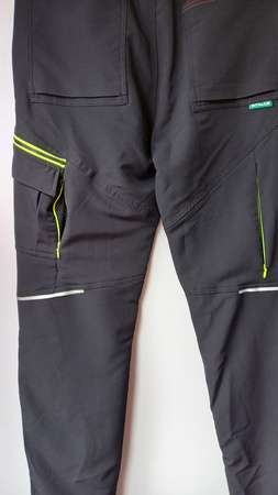 Spodnie robocze do pasa elastyczne STALCO STINGER szare