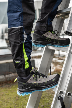 Buty robocze półbuty BHP S3 lekkie z podnoskiem kompozytowym STALCO HEKTOR S3S