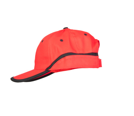 Czapka z daszkiem robocza zapięcie na rzep BASEBALL czerwona