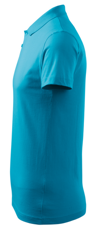 Koszulka Polo męska | Single J. turkus