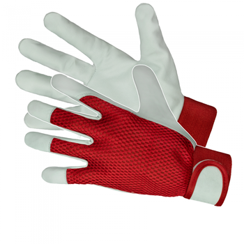Rękawice robocze ochronne rtopex red mesh kat.1