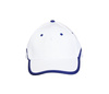 Czapka z daszkiem robocza zapięcie na rzep BASEBALL biało-granatowa
