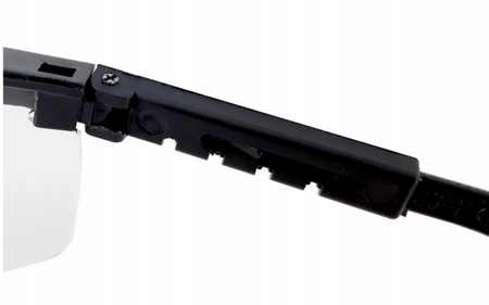 Okulary ochronne przeciwodpryskowe z filtrem UV LUMINEX Klasa 1S