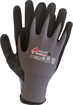 Rękawice ochronne robocze RBLACKFOAM powlekane nitrylem