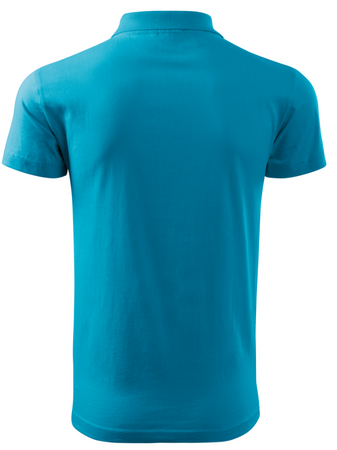 Koszulka Polo męska | Single J. turkus