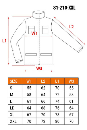 Bluza robocza kurtka NEO HD Series 81-210