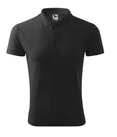 MALFINI koszulka polo PIQUE POLO 203 antracytowy melanż