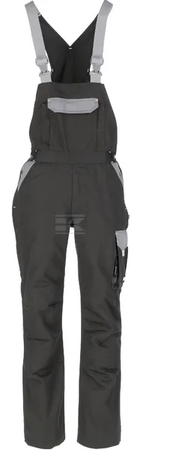 Spodnie ogrodniczki robocze WYTRZYMAŁE Original Kramp czarno-szare