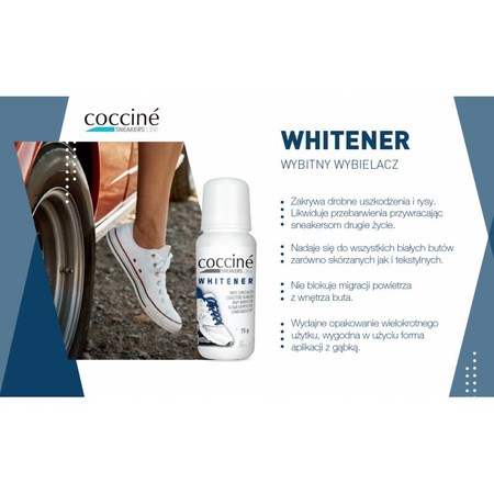 Farba do butów korektor COCCINE SNEAKERS WHITENER biały 75g