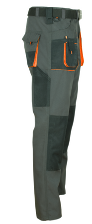 Spodnie robocze do pasa wzmacniane ochronne z kieszeniami Art.Mas CLASSIC