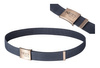 Pasek do spodni parciany z metalową klamrą regulowany 130 cm NEO