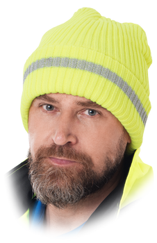 Czapka ochronna zimowa ocieplana CZREFLECT-S YSI żółta