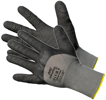 ART MAS rękawice powlekane RWNYL GRIP kat.1 szaro-czarne