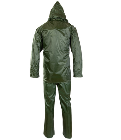 Komplet przeciwdeszczowy kurtka i spodnie GROSVENOR NYLON w kolorze zielonym