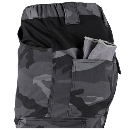 Spodnie robocze bojówki moro STALCO 2w1 odpinane nogawki S-421