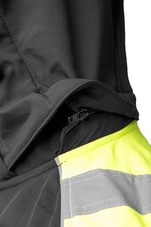 Kurtka robocza softshell SEVEN KINGS RIVAL ARSO czarno żółta