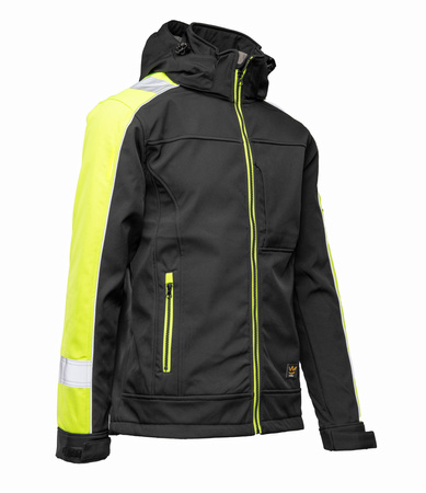 Kurtka robocza softshell SEVEN KINGS RIVAL ARSO czarno żółta