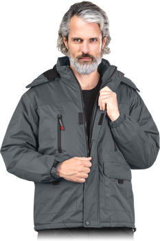 Kurtka ocieplana zimowa NOWAY szara