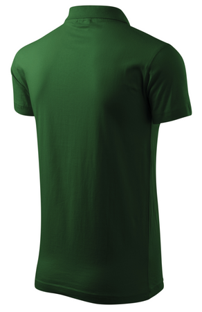 Koszulka Polo męska | Single J. butelkowa zieleń