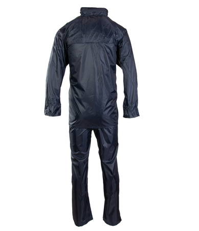 Komplet przeciwdeszczowy kurtka i spodnie GROSVENOR NYLON w kolorze granatowym