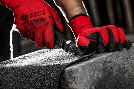 Rękawice robocze ochronne powlekane lateksem STALCO S-LATEX R ECO