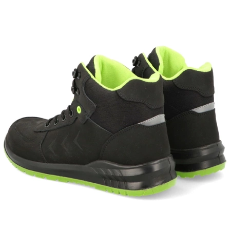 Trzewiki ochronne DEMAR 9-088 S3 SR FO – model 6380 czarno-zielone