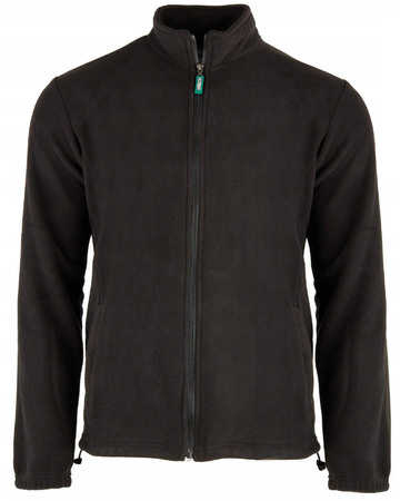 Męski polar roboczy ocieplana bluza polarowa czarna STALCO BARRY