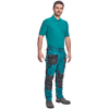 Spodnie robocze profesjonalne wytrzymałe do pasa z miejscem na nakolanniki TRIFIBETEX wzmacniane niebieskie Cerva DAYBORO