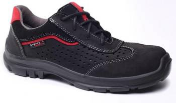 Buty obuwie robocze olejoodporne naturalna skóra półbuty z wkładką antyprzebiciową podnosek PPO 502 S1P SRC