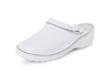 Klapki profilaktyczne buty ortopedyczne skóra biała ELSA