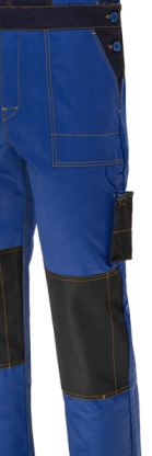 Spodnie robocze ogrodniczki lekkie na lato GRANDMASTER+ niebieskie