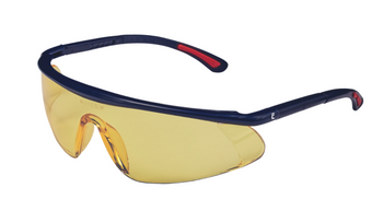 Okulary ochronne przeciwodpryskowe żółte ochrona przed ultrafioletem BARDEN