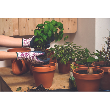 Rękawice ogrodowe PINTAIL zanurzone w gumie lateksowe bezszwowe