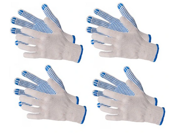 Rękawice robocze nakrapiane RND 600 blue - 12par