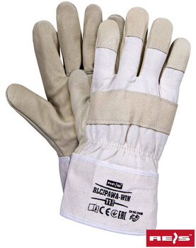 Rękawice ochronne ocieplane kożuszkiem wzmacniane skórą świńską RLCJPAWA-WIN roz. 11 - XXL