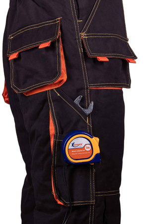Spodnie robocze na szelkach ogrodniczki ochronne kombinezon ogrodniczy Polstar BRIXTON SPARK ASOG