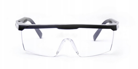 Okulary ochronne przeciwodpryskowe z filtrem UV LUMINEX Klasa 1S