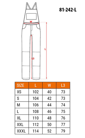 Spodnie robocze ogrodniczki NEO CAMO Olive 81-242