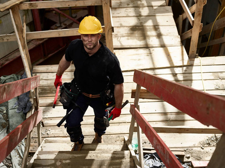 Rękawice robocze ochronne 12 par powlekane lateksem STALCO S-LATEX R ECO