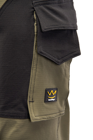 Spodnie do pasa khaki/czarny - SEVEN KINGS TRAIL