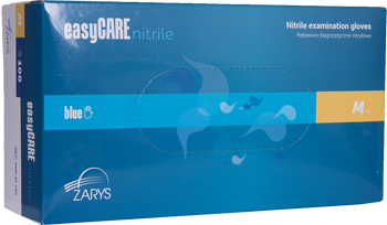 Rękawice jednorazowe nitrylowe niepudrowane niebieskie RZ-NITEASY