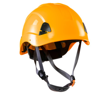 Kask hełm roboczy ochronny ABS Alpin żółty