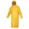 Płaszcz przeciwdeszczowy roboczy ochronny odporny na deszcz i wiatr sztormiak żółty Art.Mas PPD żółty