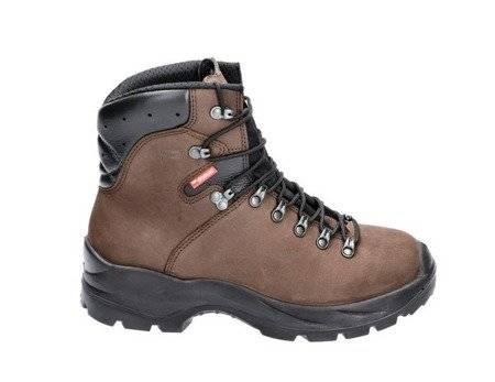 Buty trekkingowe wodoodporne męskie ze skóry nubukowej i tkaniny CORDURA wytrzymałe brązowe Demar TREK M6 BW