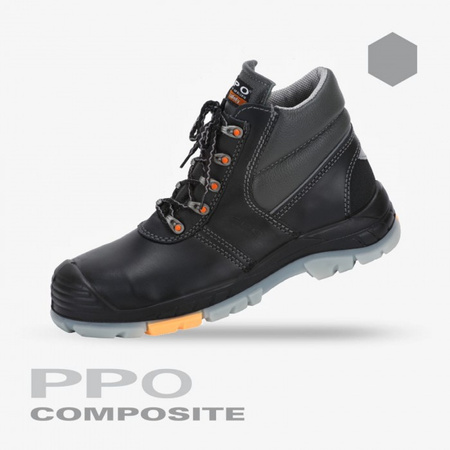 Trzewiki robocze Polskie PPO Strzelce z podnoskiem kavlar Model 705 S3 HI SRC