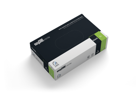 Jednorazowe, nitrylowe rękawice diagnostyczne z rolowanym mankietem EASYCARE 100 sztuk