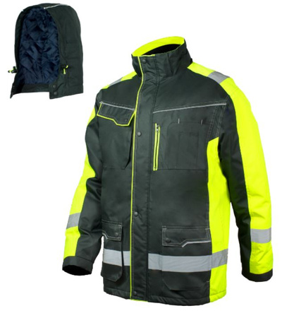 Kurtka robocza ostrzegawcza ocieplana CLASSWORK LONG