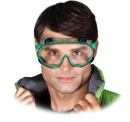 Gogle ochronne szybka z poliwęglanu Anti-Fog okulary ochronne ochrona oczu i twarzy 1 klasa optyczna Reis GOG-CHEMFOG