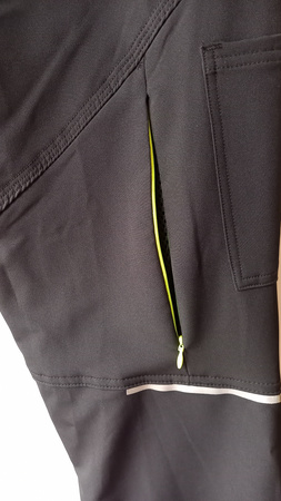 Spodnie robocze do pasa elastyczne STALCO STINGER niebieskie