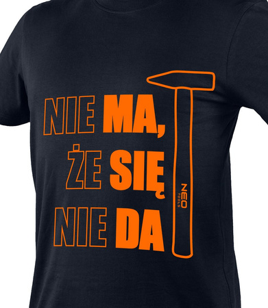 Koszulka robocza NEO t-shirt z nadrukiem NIE MA, ŻE SIĘ NIE DA
